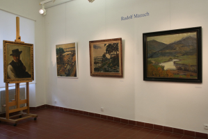 Pohled do výstavy Budu vzpomínat na Brod - Jan Čárt a Rudolf Mazuch