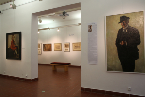 Pohled do výstavy Budu vzpomínat na Brod - Jan Čárt a Rudolf Mazuch